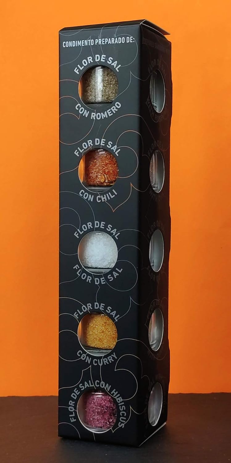 Flor de Sal Meersalz Set Mallorca 5×20 g Gourmet Salz