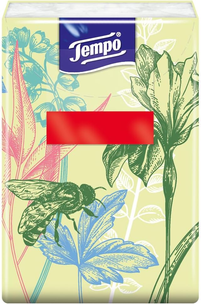 Tempo Taschentuecher Mini Pack 9x5 Stueck 45 Tuecher weich kompakt