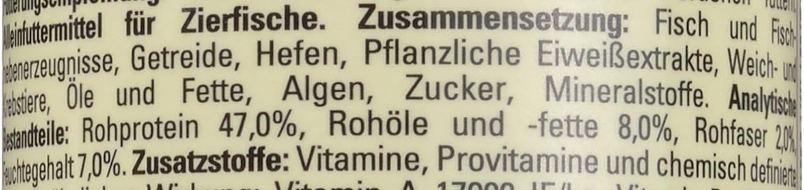 Tetra Min Menu Fischfutter mit 4 Spezialflocken fuer Zierfische