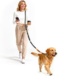 XBEN Joggingleine für Hunde 2,2m-2,35m mit Dualgriff Freihandleine
