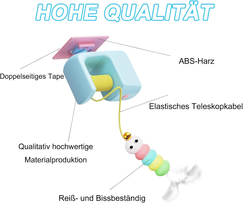 Katze Katzenspielzeug Türrahmen Hängend Interaktiv Plüsch 1 Stück
