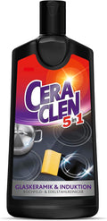 Ceraclen Kochfeldreiniger 200 ml fuer Glaskeramik Induktion Edelstahl