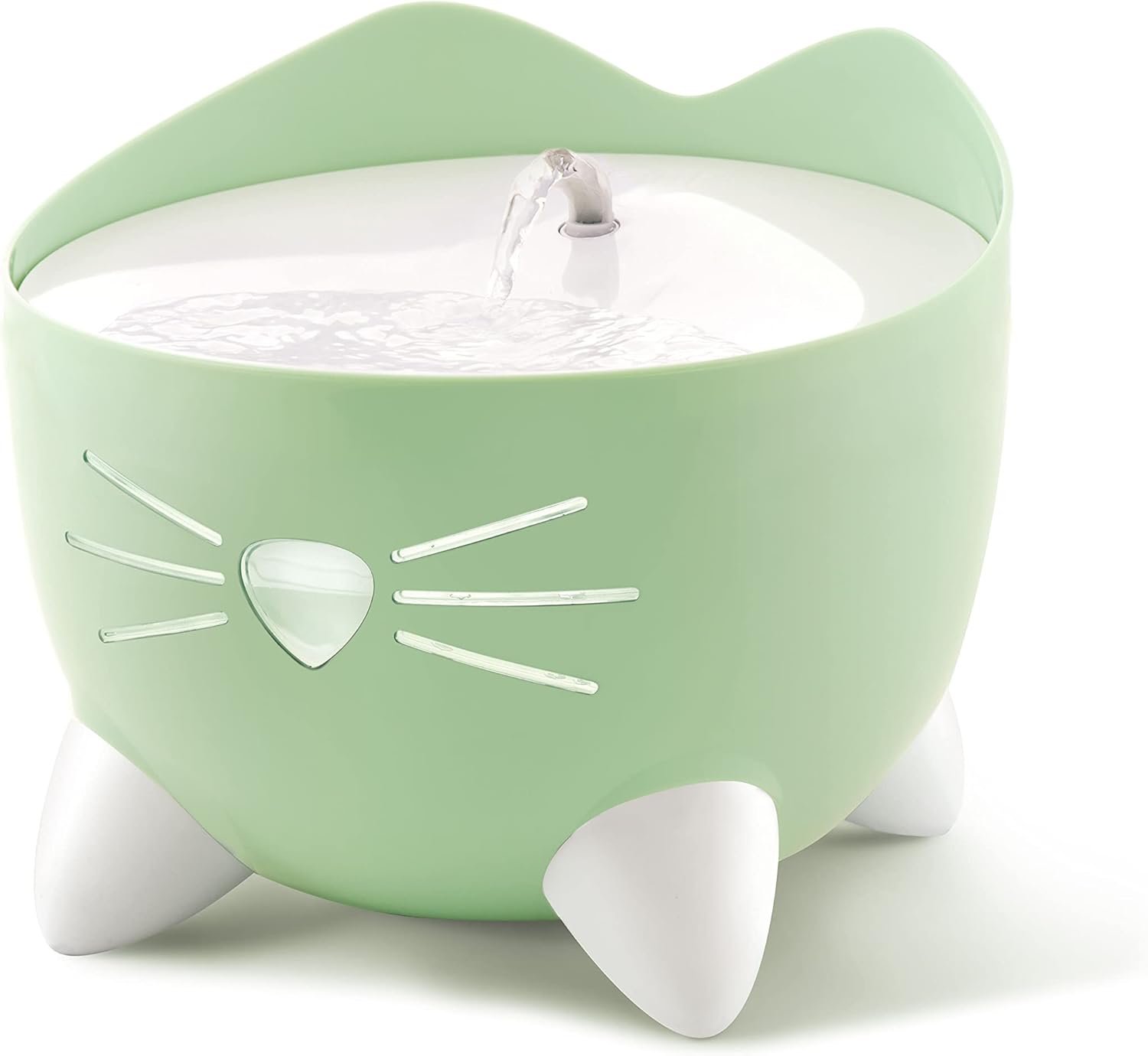 Catit Pixi Trinkbrunnen fuer Katze 1 Stueck Weiss Trinkbrunnen 1er Pack