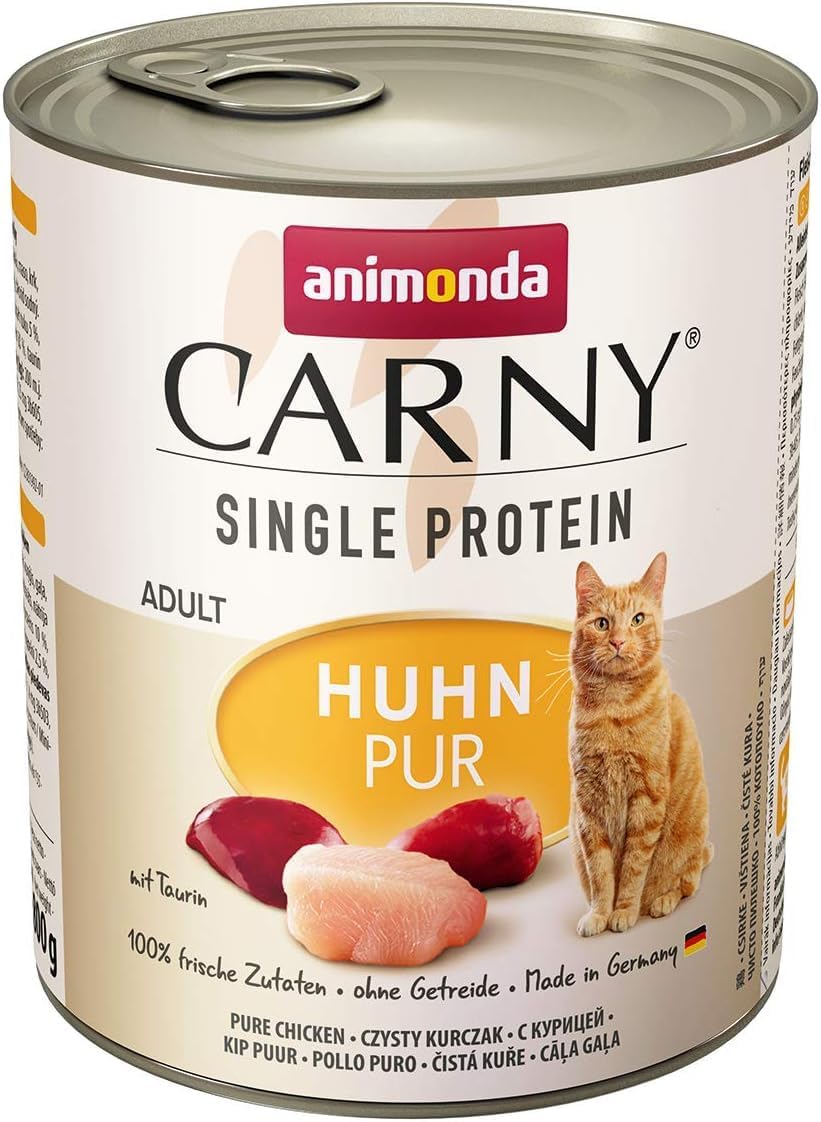 animonda Carny Katzenfutter Nass Single Protein Rind 6 x verschie
