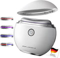 EMS Gua Sha Gesichtsmassagegeraet elektrisch mit Vibration Waerme LED Anti-Falten