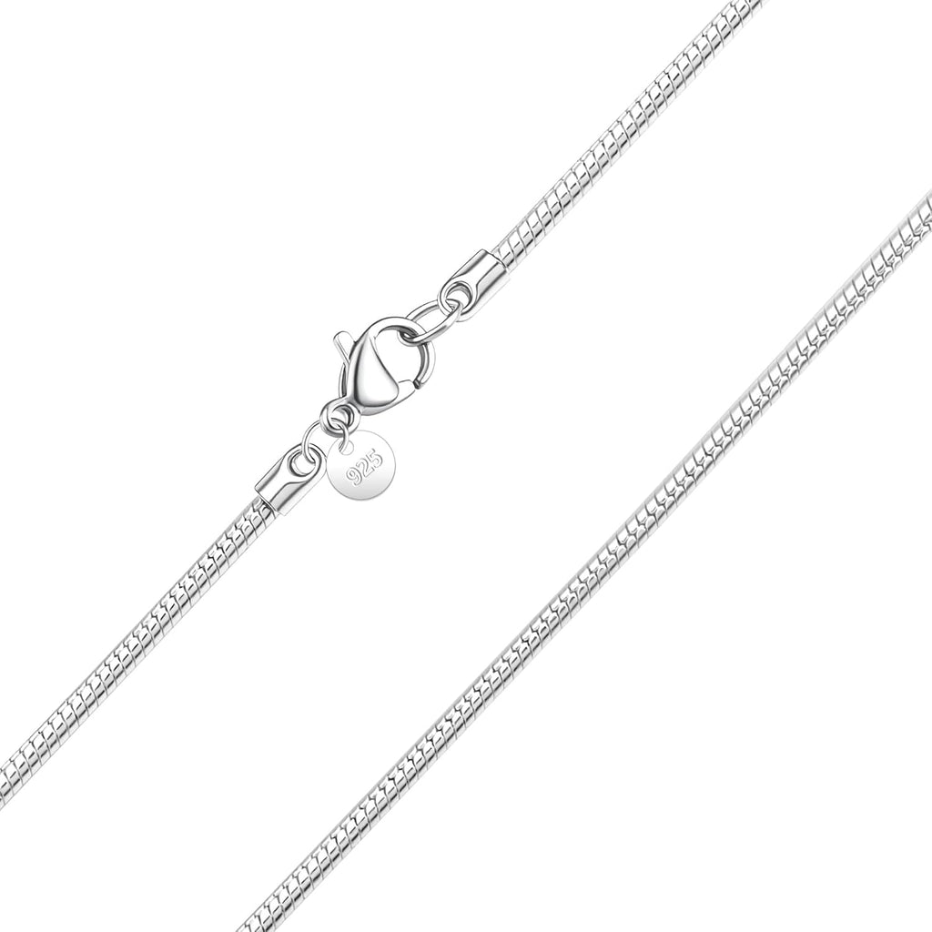 Kraven Damen Silberkette 925 Feinsilber Halskette 40cm-60cm Silber