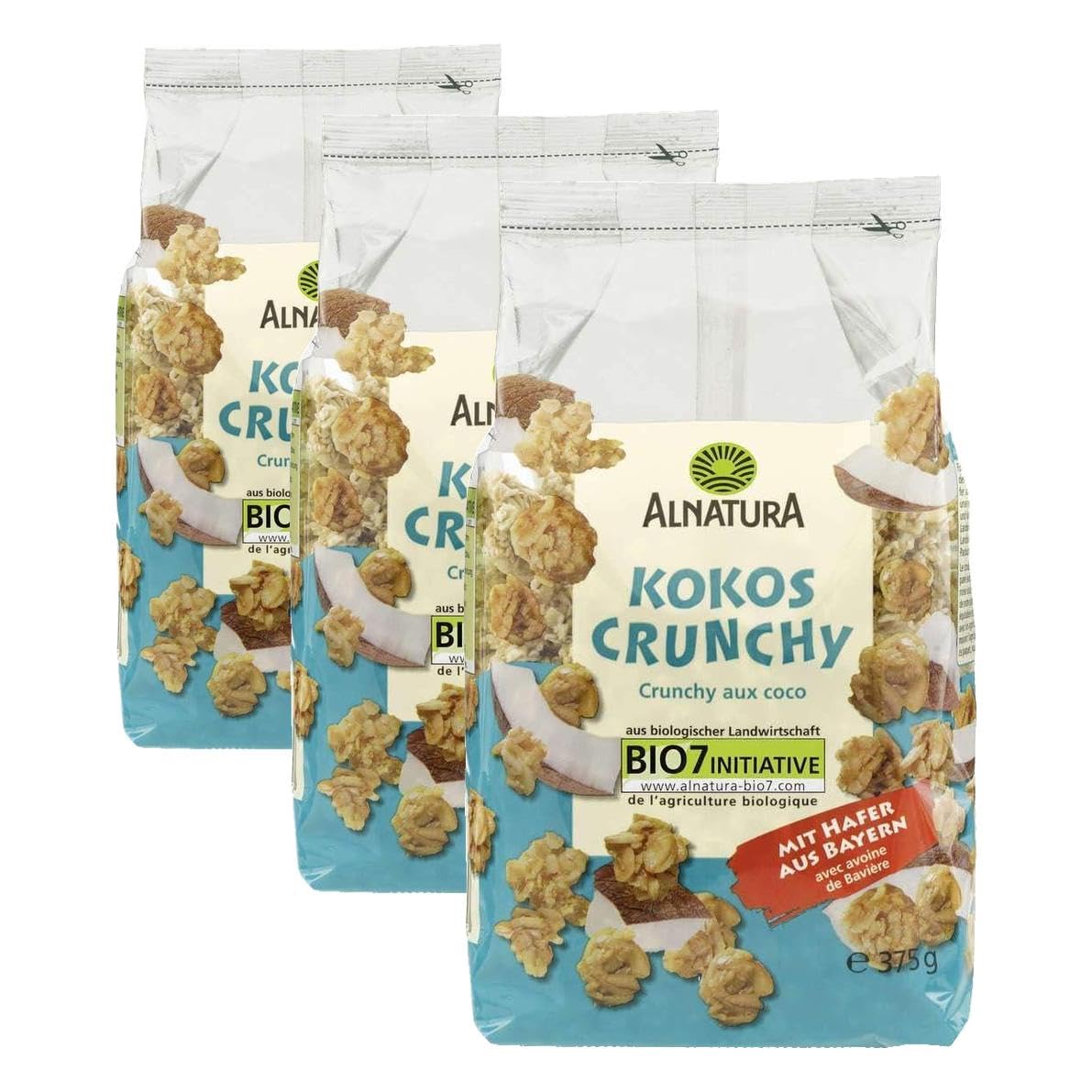 Bio Kokos Crunchy Knuspermuesli Fruehstueck