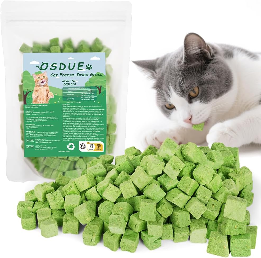OSDUE Katzengras Sticks Gefriergetrocknet Katzenminze Zahnpflege