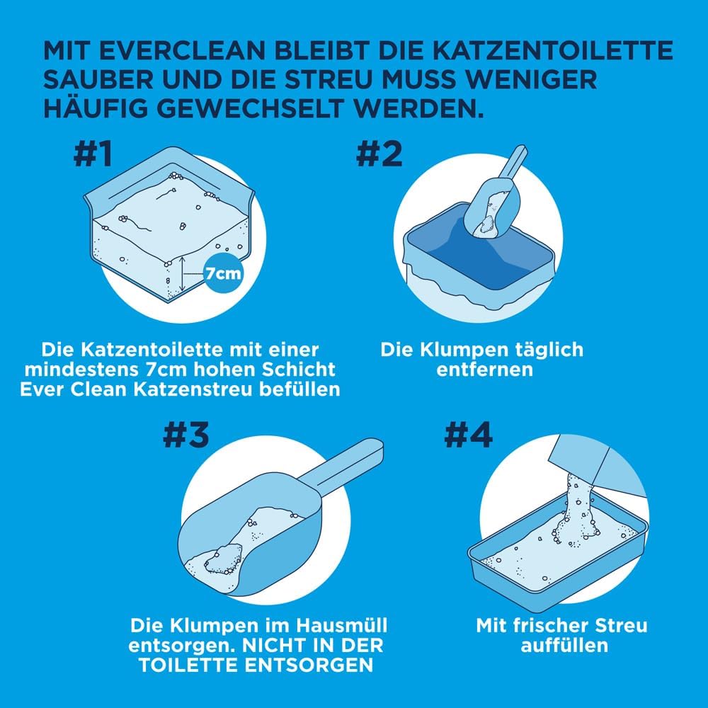 Katzenstreu Ever Clean Multiple Cat 10- Klumpend staubarm verschiedene Sorten