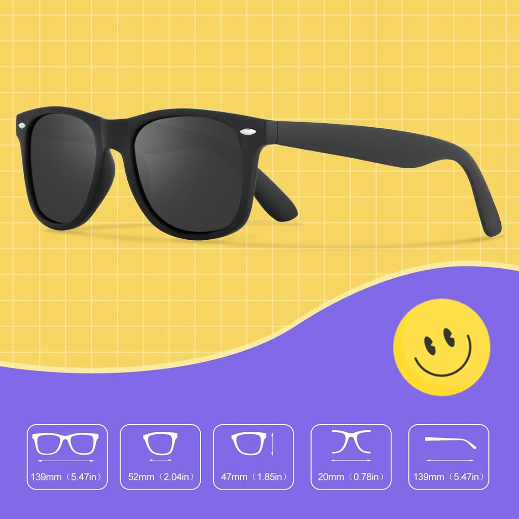 Polarisiert Sonnenbrille Herren Damen eckig UV400 Schutz fuers Autofahren