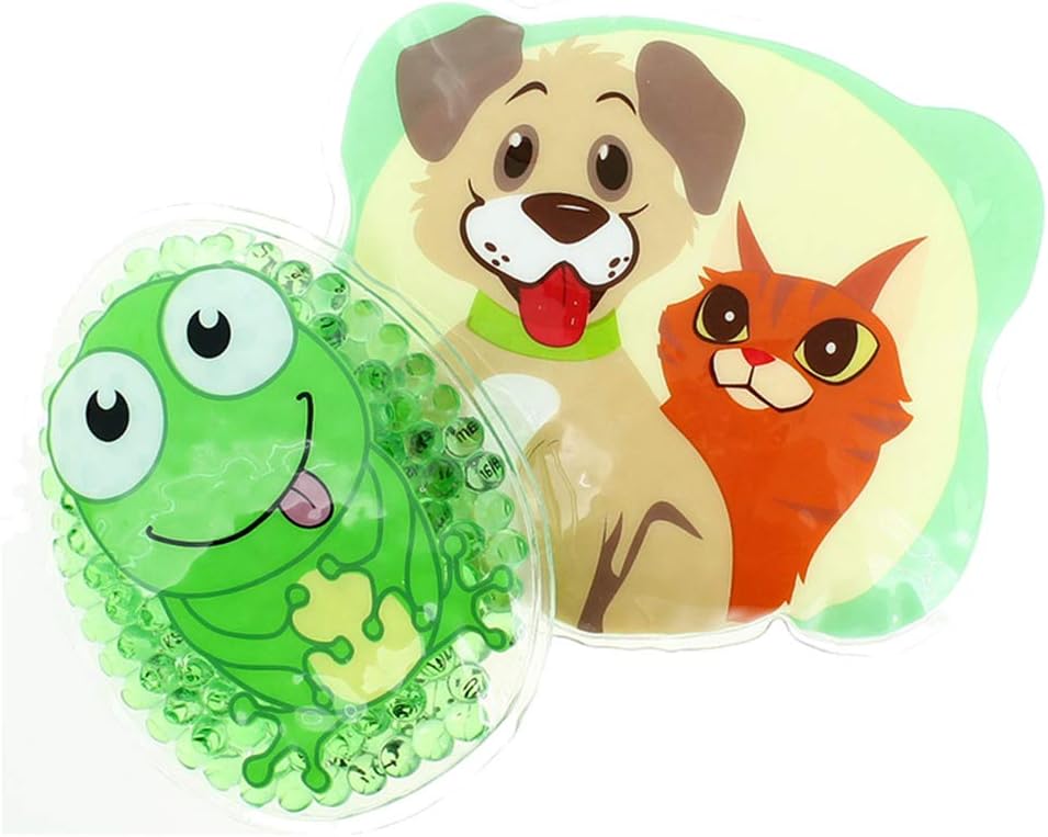 2er Set Kuehlpads Frosch fuer Hund Katze Kuehlkissen Kuehlkompresse Waermekissen