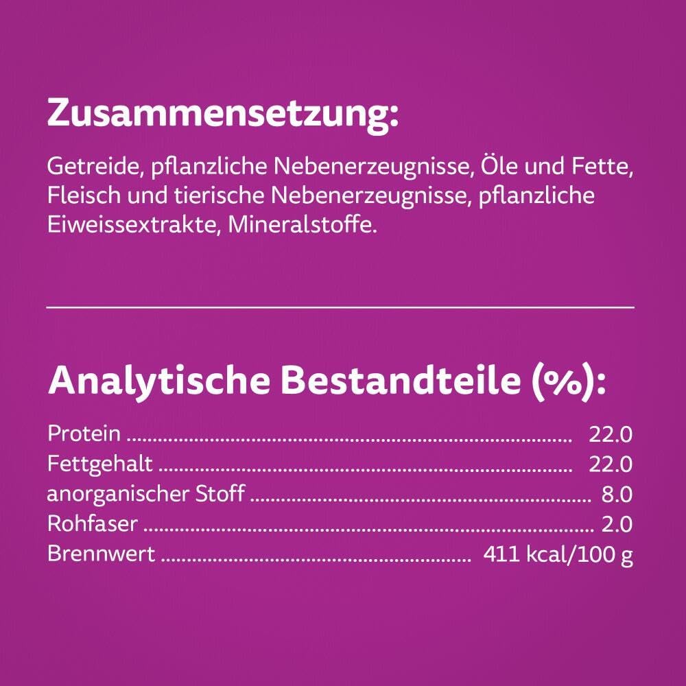 Whiskas Katzensnack Lachs Knuspertaschen, 6 Stück