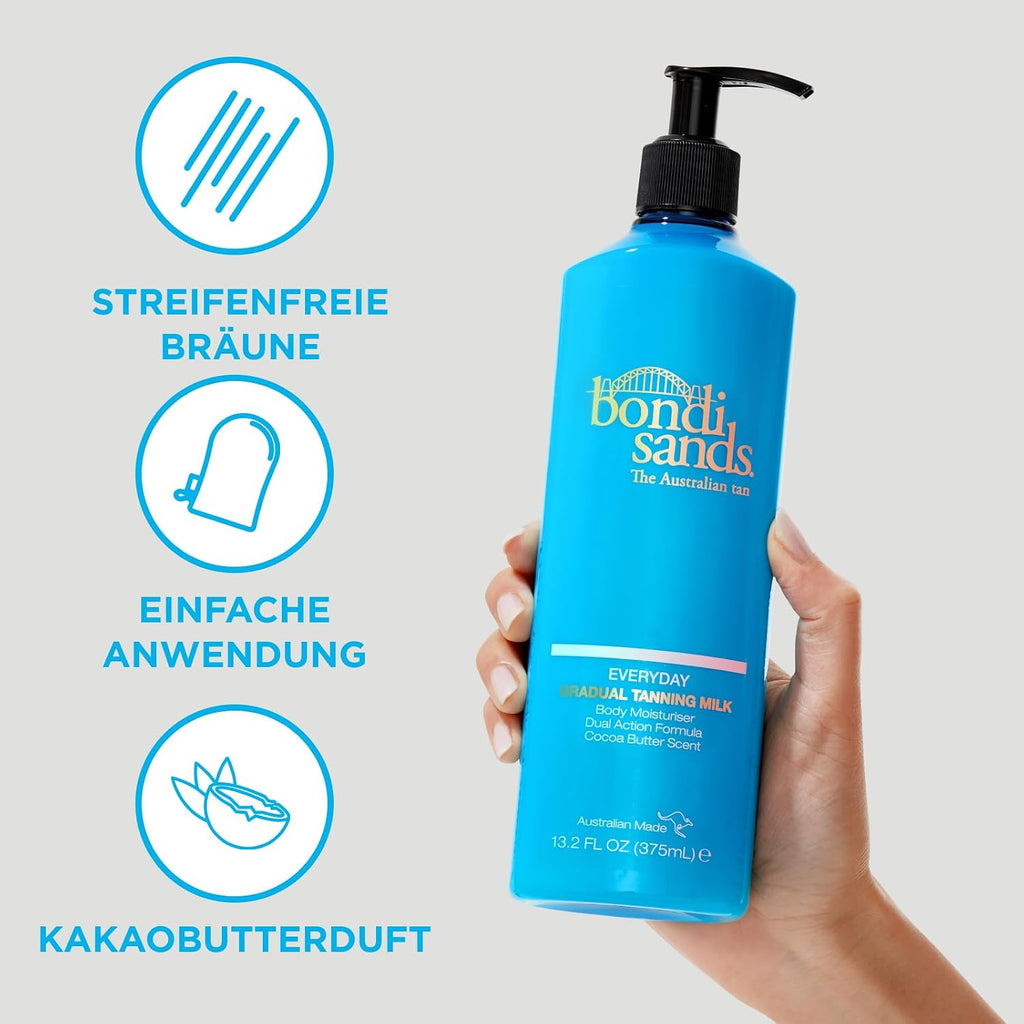 Bondi Sands Everyday Gradual Tanning Milk 375 ml - sinnlicher Kakaoduft