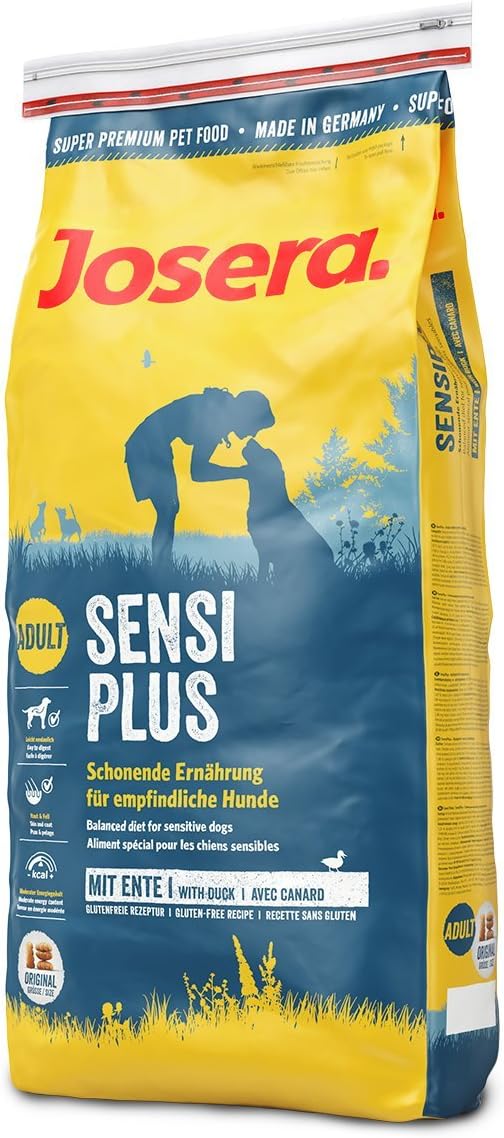 Josera SensiPlus Ente & Reis Trockenfutter fuer empfindliche Hunde