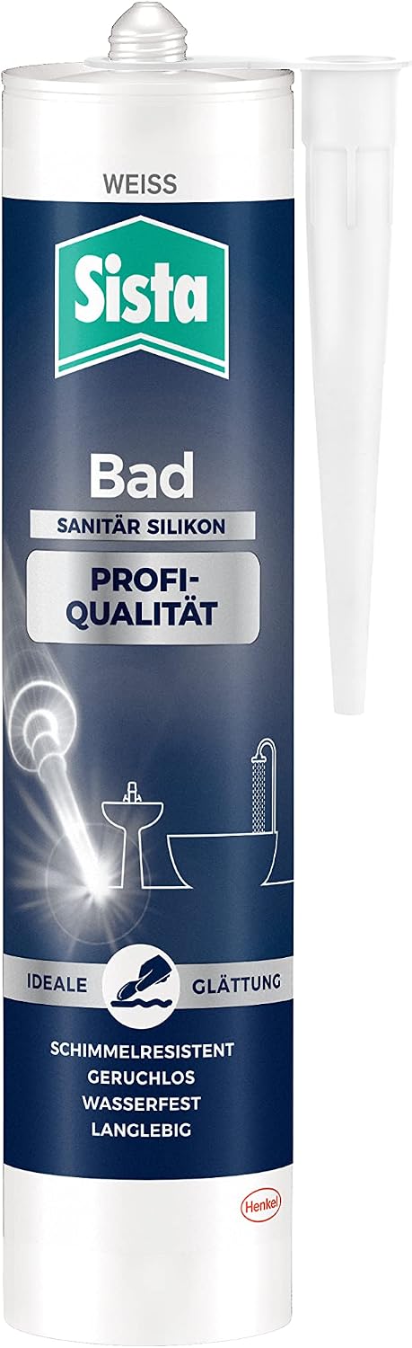 Sista Pattex Sanitaersilikon 280 ml weiss wasserfest geruchsneutral