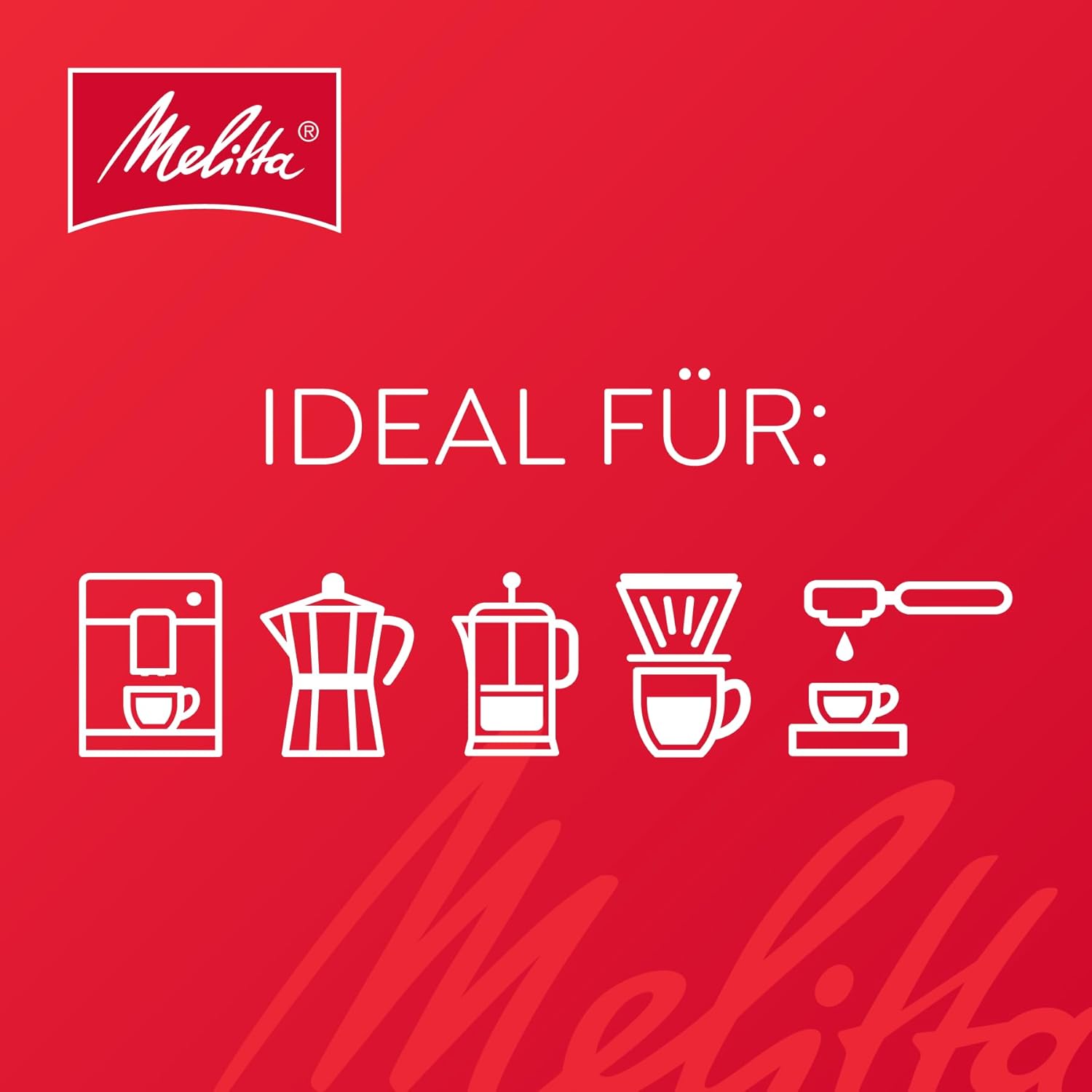 Melitta BellaCrema Speciale Kaffeebohnen mittlere Roestung Staerke 3 verschied