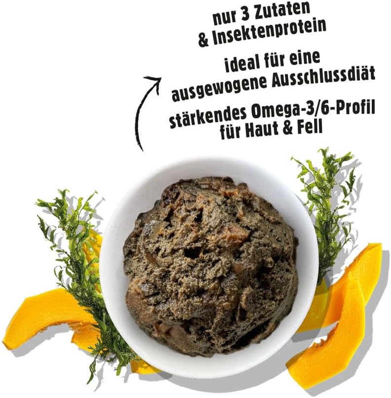 Fellows Hypo-Superstar Hundenassfutter Insekten Monoprotein getreidefrei 6x800g