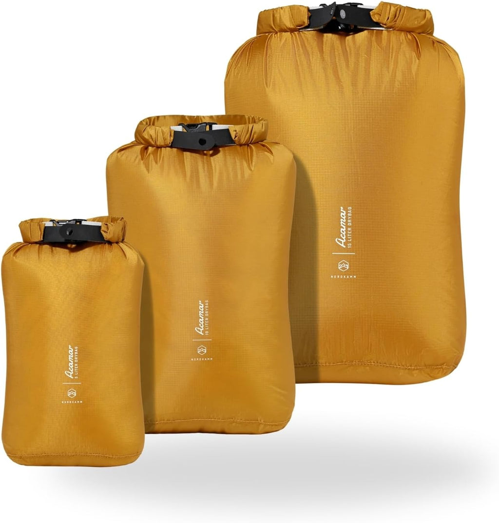 NORDKAMM Dry Bag // wasserdichter Packsack ROBIC® Nylon 10000 mm
