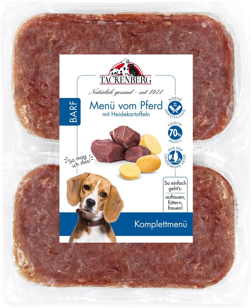 TACKENBERG BARF Menue Rind mit Gemuese 14 x verschiedene Sorten