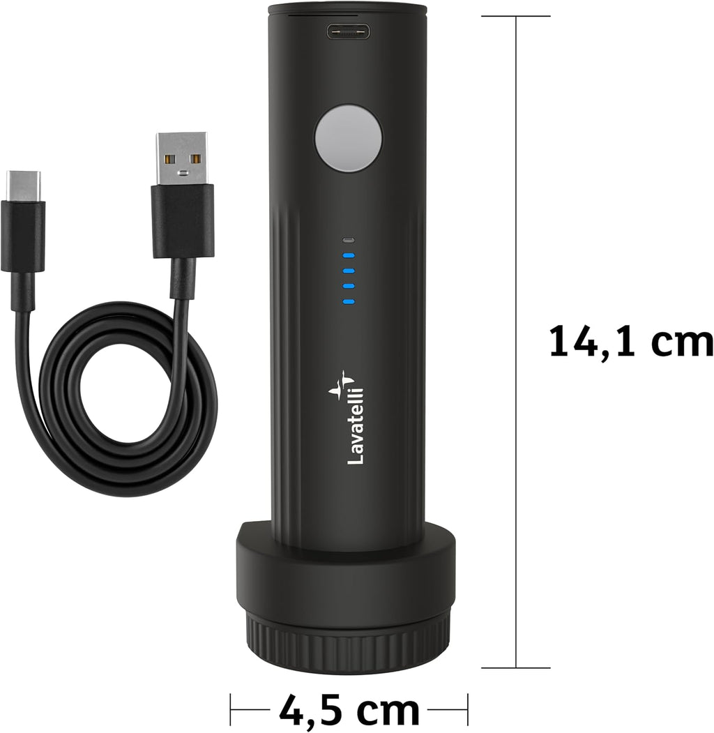 Lavatelli VAC-U-PUMP elektrische Vakuumpumpe USB-C kompakt 45cm-90cm