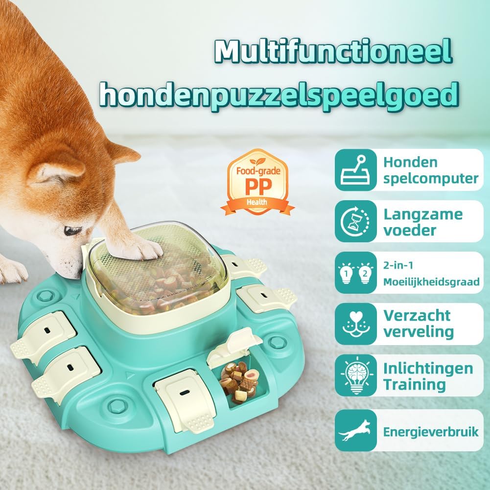 Interaktives Hundespielzeug Intelligenz fuer kleine mittlere grosse Hunde Futtersp