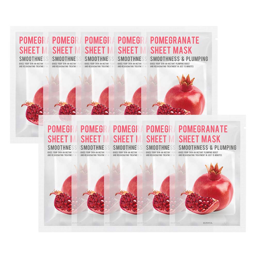 EUNYUL Purity Tuchmasken Set 8 Stueck Koreanische Gesichtsmasken