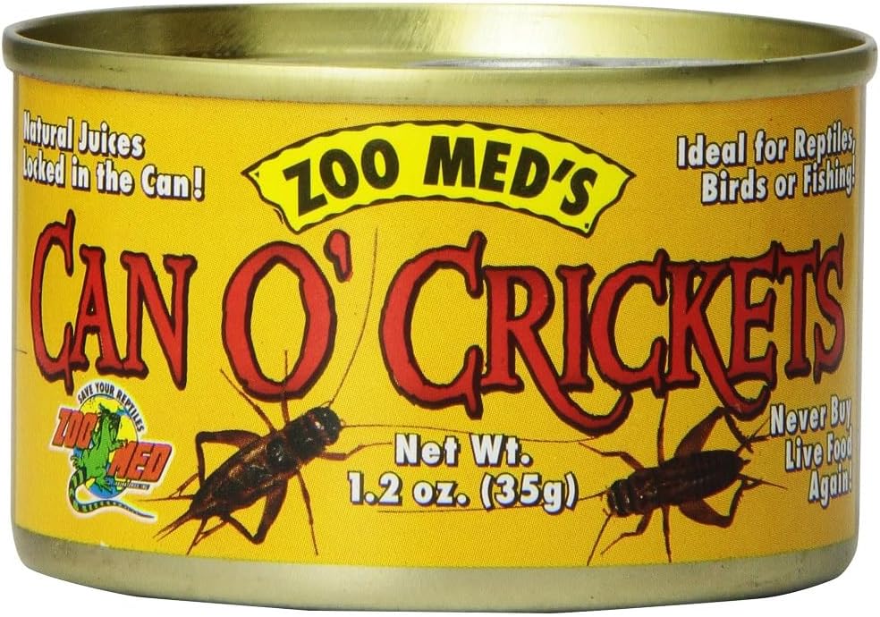Can O' Crickets 35G Pack Futterinsekten Grillen Für Reptilien Amphibien