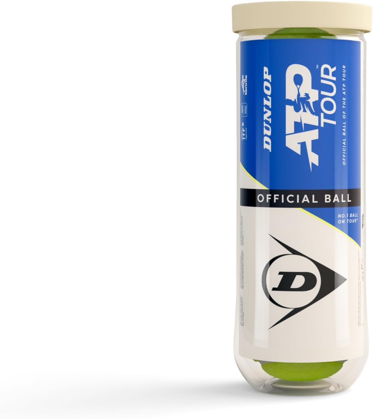 Dunlop ATP Tour Tennisbaelle 4er Dose fuer Sandplatz Hartplatz Rasen