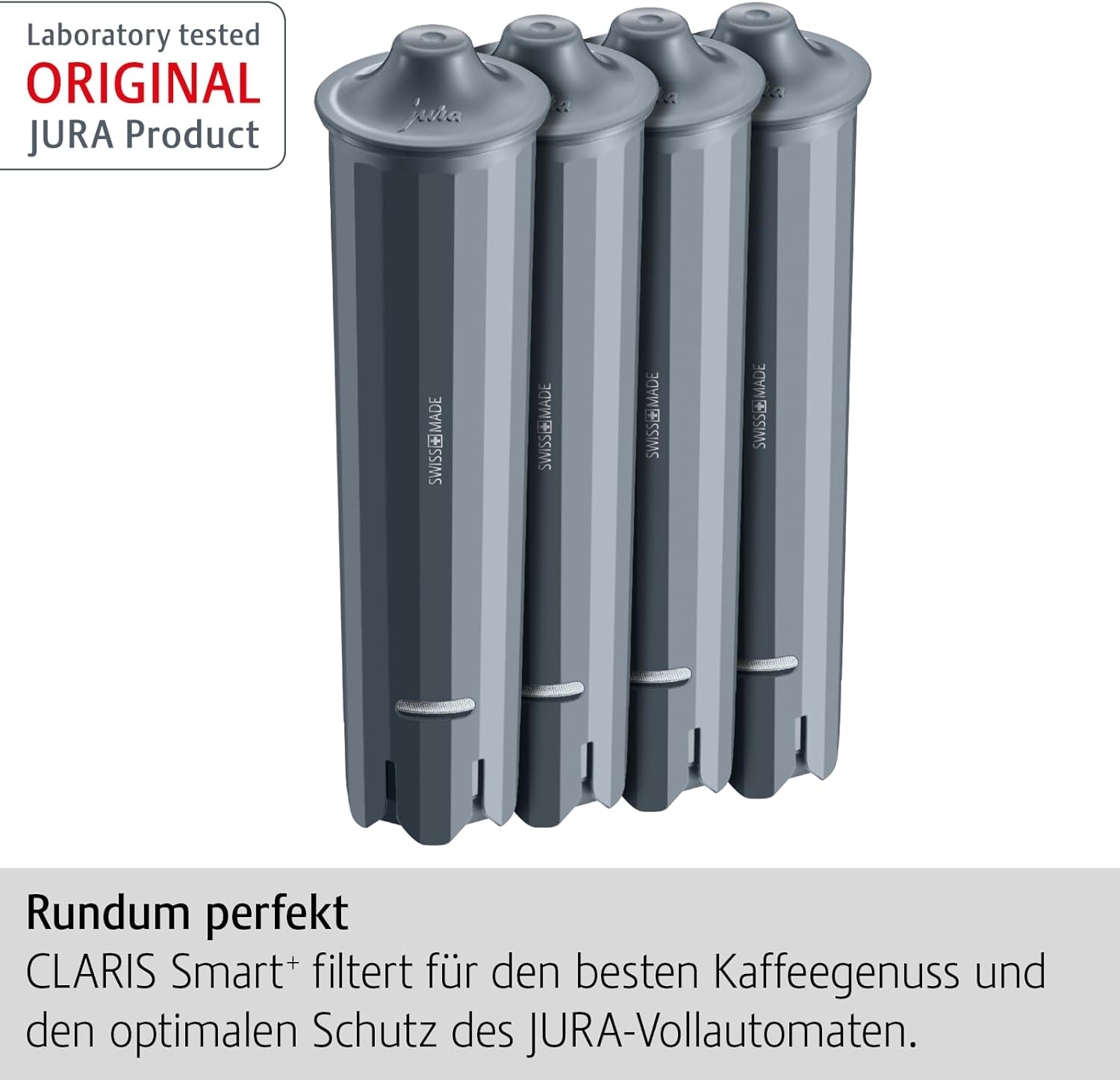 JURA CLARIS Smart+ 4er Pack Wasserfilter Filterpatrone fuer Kaffeevollautomat