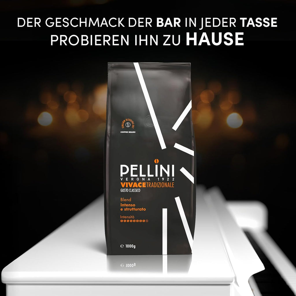 Pellini N.82 Vivace Espresso Kaffeebohnen Arabica Robusta Mischung