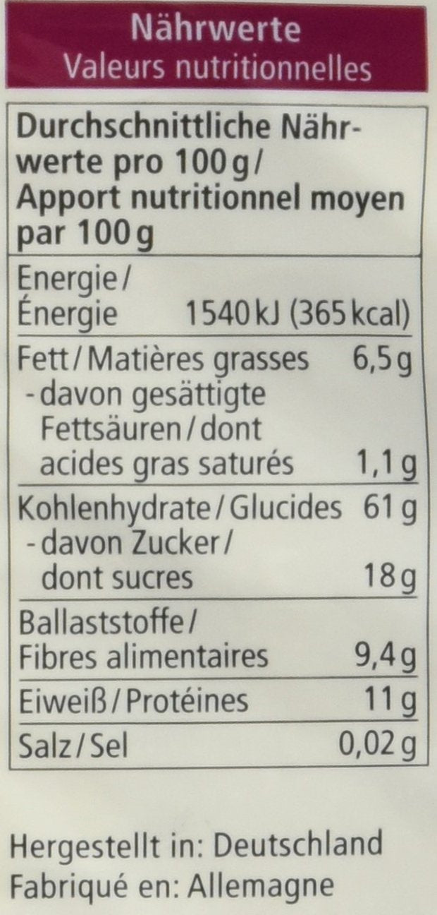 Bio Beerenmuesli Fruehstuecks-Muesli mit Beeren