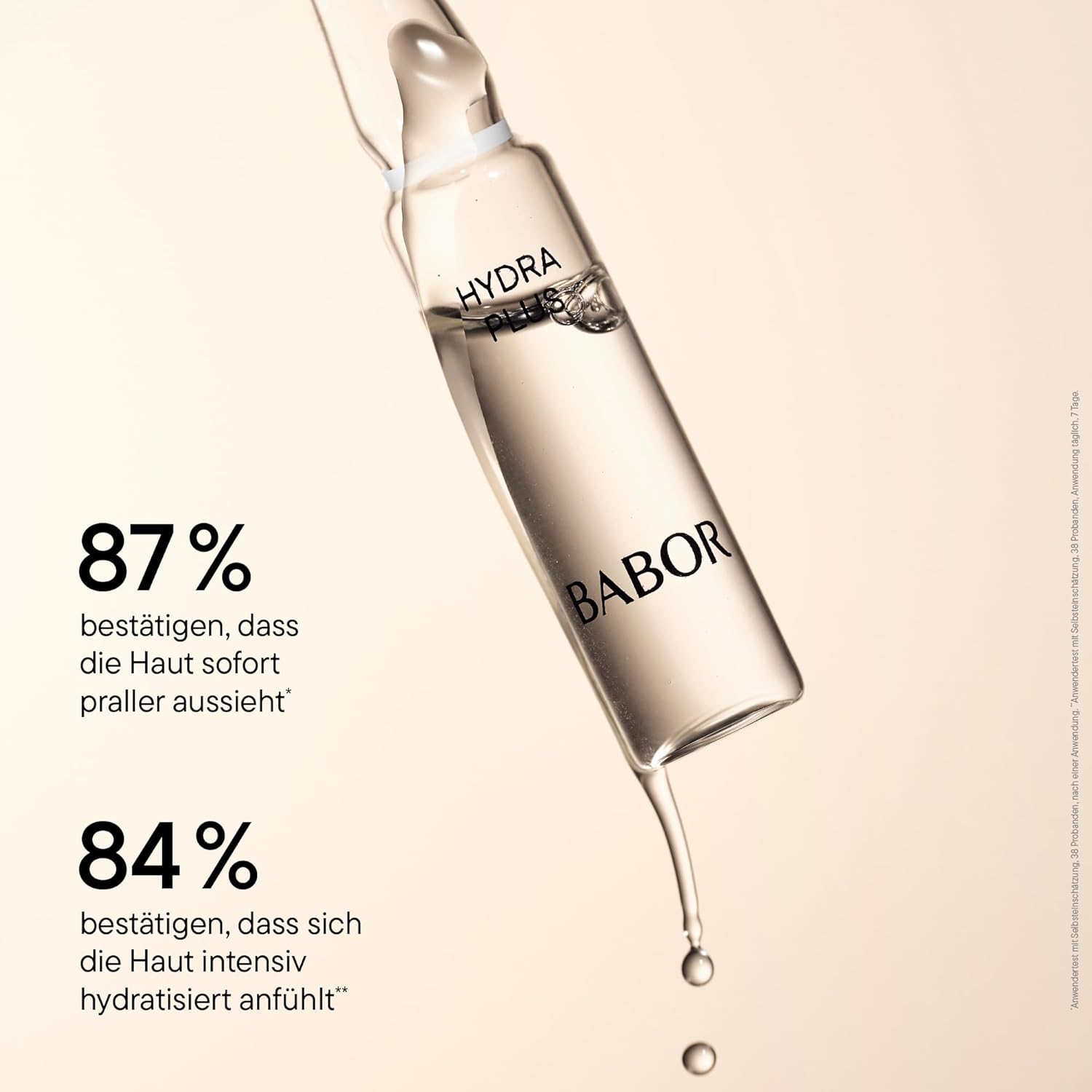 BABOR Hydra Plus Ampullen 7× Hyaluronsaeure Vegan Gesichtspflege