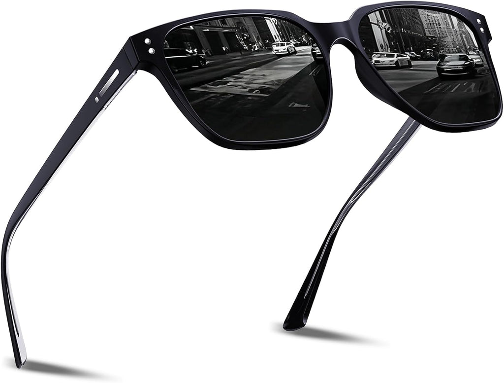 DADA-PRO Sonnenbrille polarisiert Herren Damen Retro verspiegelt UV400 Schutz
