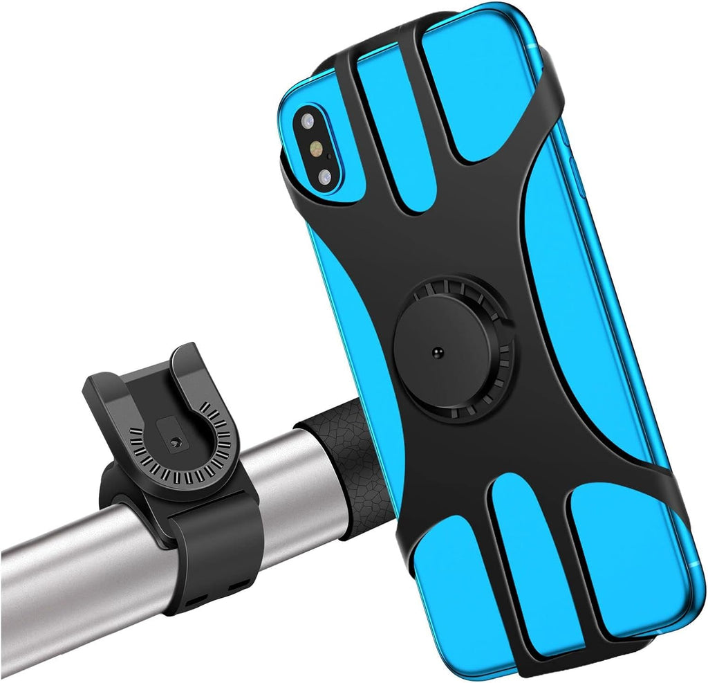 Universal Silikon Fahrrad Handyhalterung 360° drehbar Lenkerhalter