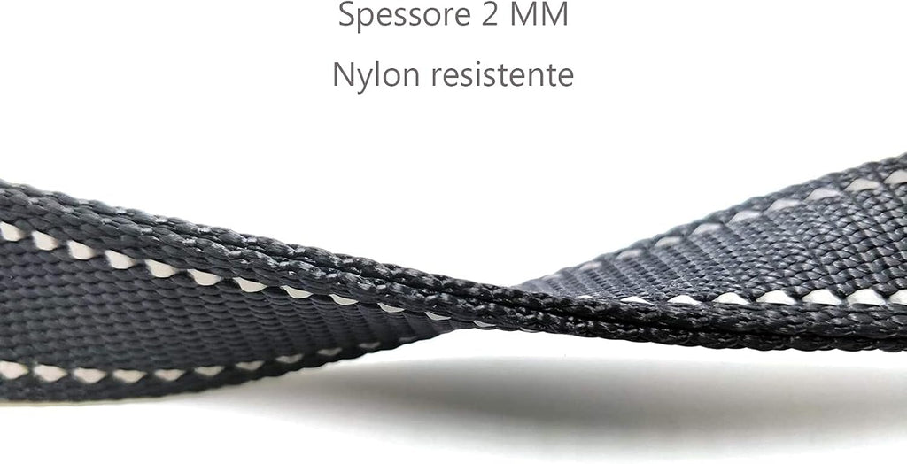 Reflektierende Hundeleine mit gepolsterter Handschlaufe 1,5m-1,8m