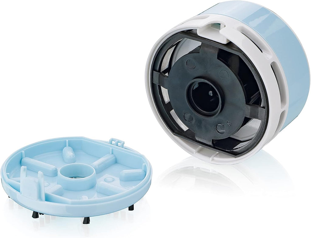 Peach PA105 Mini Staubsauger schwarz batteriebetrieben 2x AA hohe Saugkraft