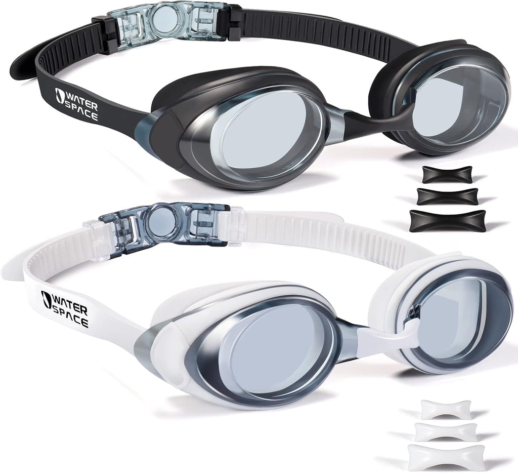Water Space Schwimmbrille 2er Pack Erwachsene Herren Damen mit UV-Schutz
