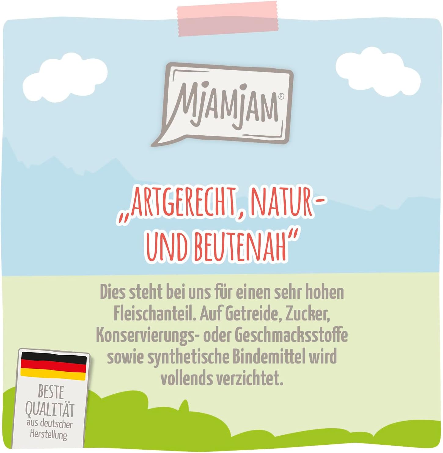 Katzen-Nassfutter MjAMjAM 125- Mixpaket verschiedene Sorten getreidefrei