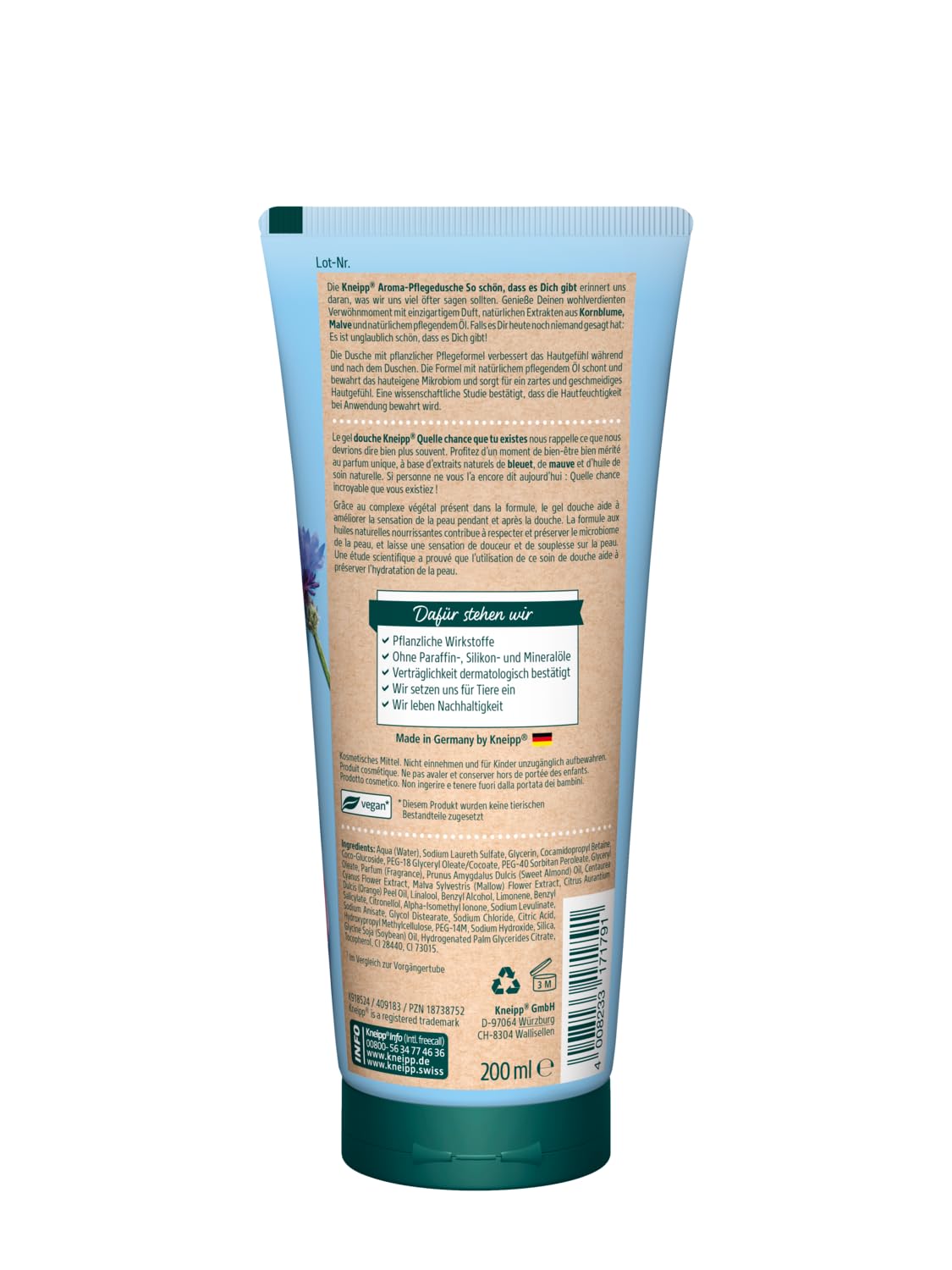 Kneipp Aroma Pflegedusche So schoen dass es dich gibt Duschgel