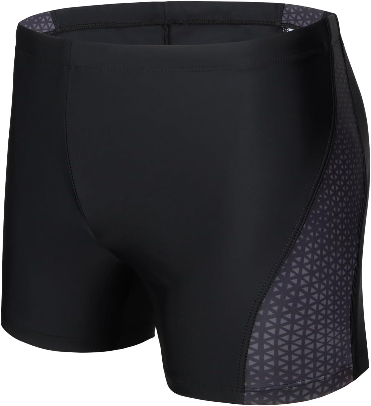 AMZSPORT Herren Badeshorts kurz Eng anliegend Schwimmhose S-XXL