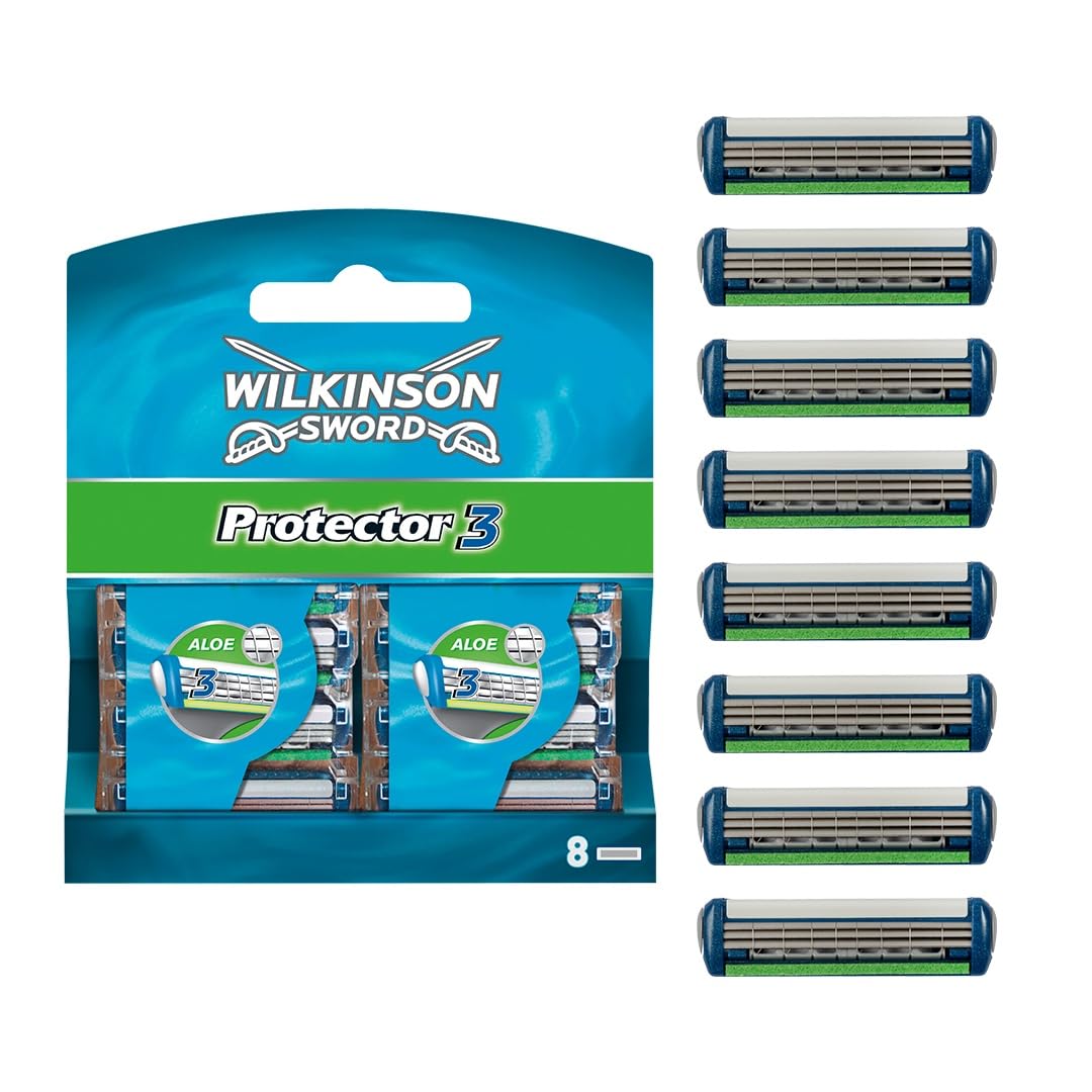Wilkinson Protector3 Rasierklingen Ersatzklingen 8 Stueck