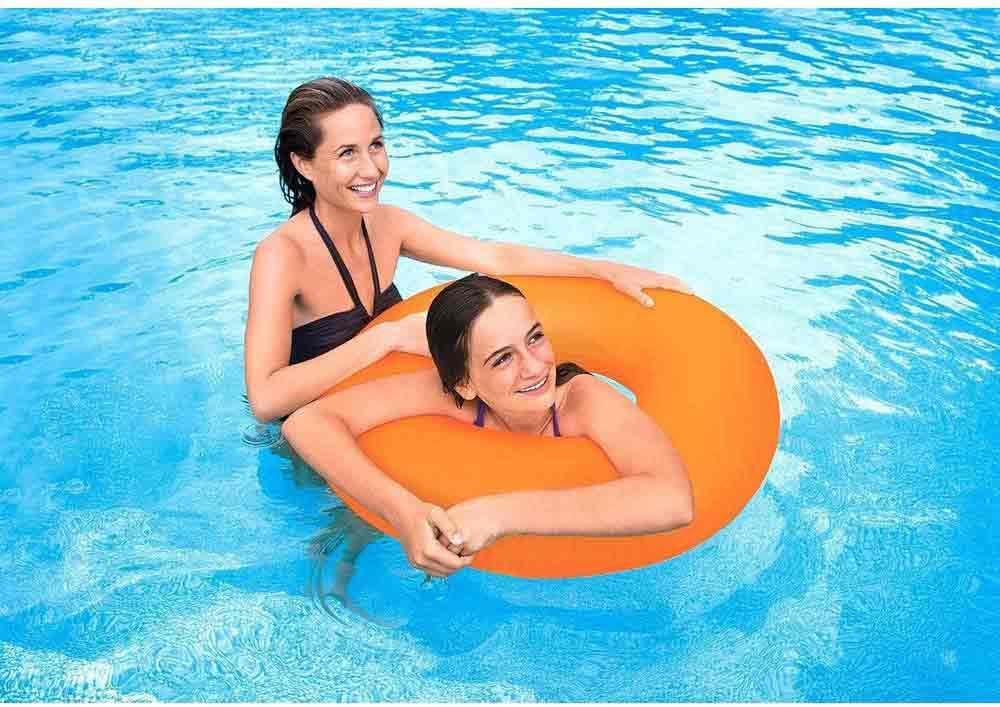 Intex Aufblasbarer Schwimmring 91 cm Vinyl mit Griffen 61cm-91cm