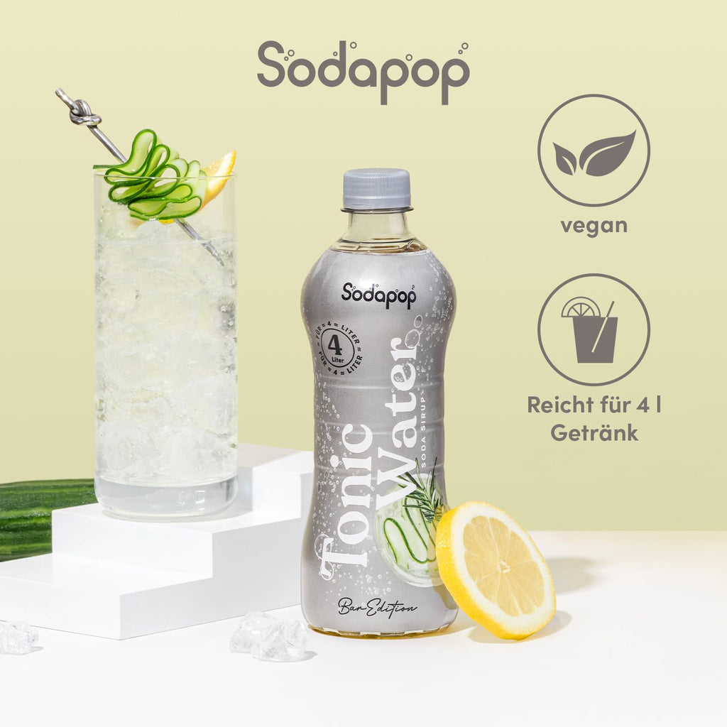 Sodapop Tonic Water Sirup Bar Edition 500 ml