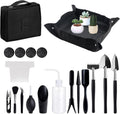 28-teiliges Gartenwerkzeug Set mit 50x50 cm Wasserdichter Umtopfmatte