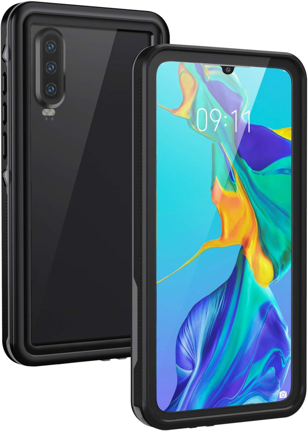 Lanhiem Wasserdichte IPX8 Handytasche bis 15m fuer iPhone Samsung Huawei Xiaomi R
