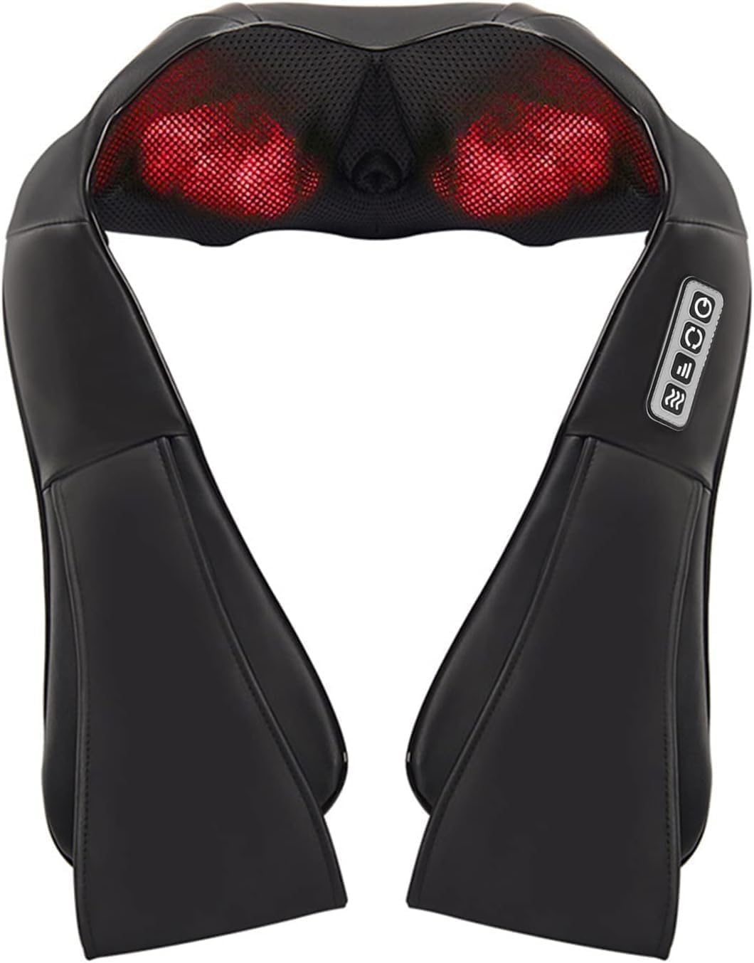 Shiatsu Nackenmassagegeraet elektrisch mit Waerme fuer Nacken Schulter Ruecken