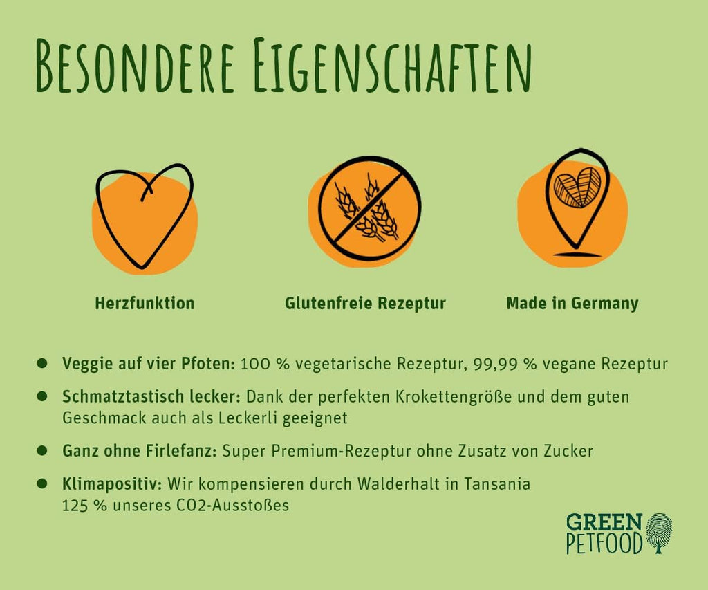 Green Petfood VeggieDog Adult vegetarisches Trockenfutter weizenfrei