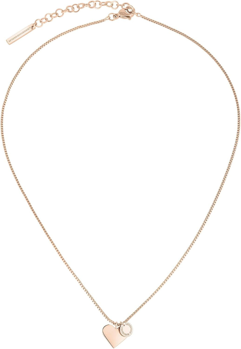 Liebeskind Berlin Schmuck Set Damen Edelstahl Kette Armband Ohrringe Herzanhaenge
