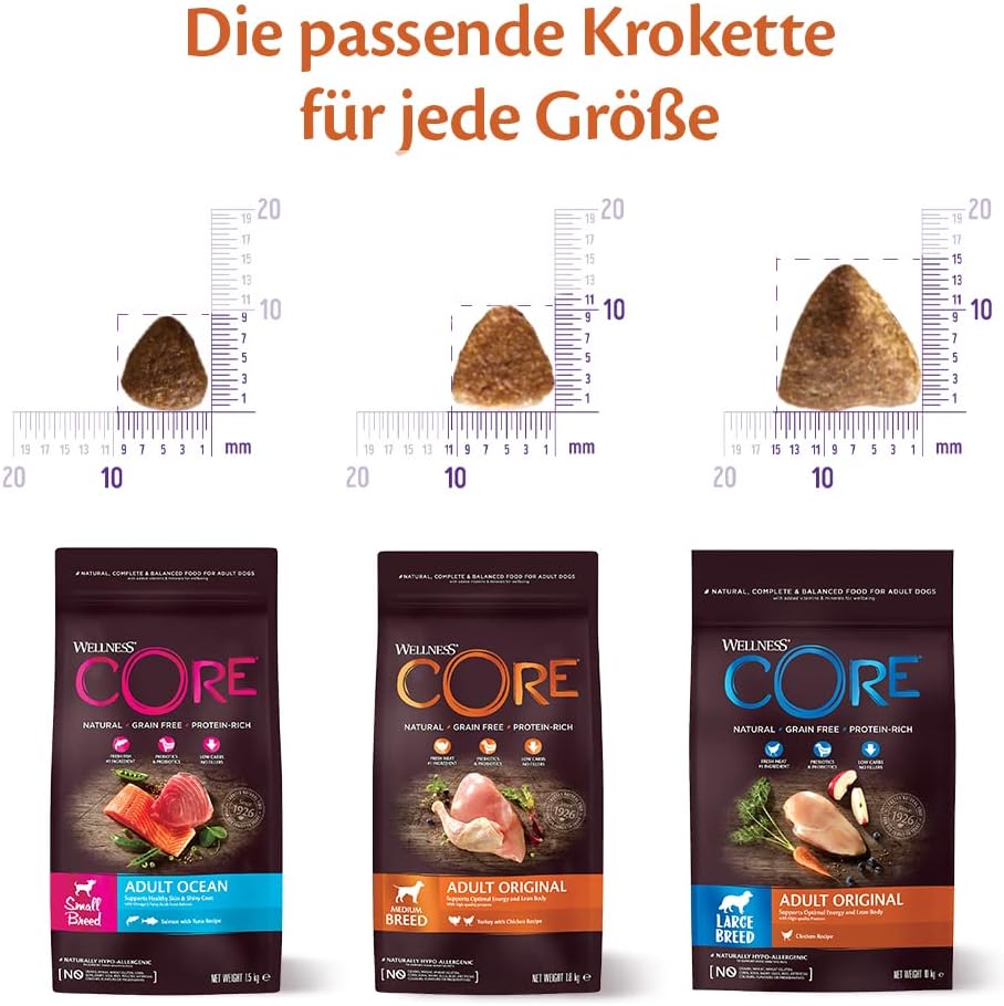 Wellness CORE Ocean Hundefutter Lachs & Thunfisch getreidefrei