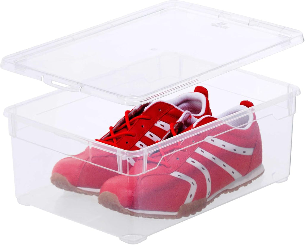 Rotho Clear Aufbewahrungsbox 3er Set transparent mit Deckel BPA‑frei